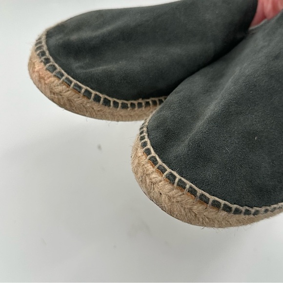 Massimo Dutti mens flats size 43 split suede espadrilles gray suede loafers - Picture 10 of 14